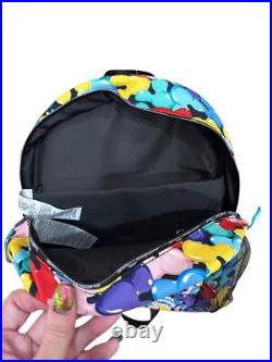 Walt Disney World Mickey Balloons Canvas Backpack Full Size Walt Disney World Mickey Balloons Canvas Backpack Full Size