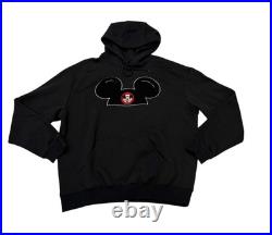 Walt Disney World Mickey Ear Hat Pullover Hoodie Jumper-Black Large
