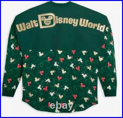 Walt Disney World Mickey Icon Holiday Lights Spirit Jersey Extra Small XS Adults
