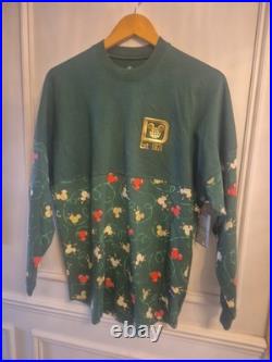 Walt Disney World Mickey Icon Holiday Lights Spirit Jersey Extra Small XS Adults