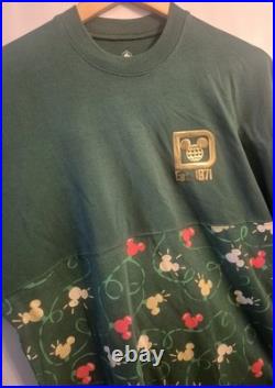Walt Disney World Mickey Icon Holiday Lights Spirit Jersey Extra Small XS Adults