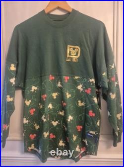 Walt Disney World Mickey Icon Holiday Lights Spirit Jersey Extra Small XS Adults