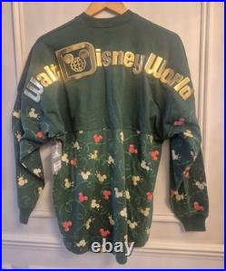 Walt Disney World Mickey Icon Holiday Lights Spirit Jersey Extra Small XS Adults