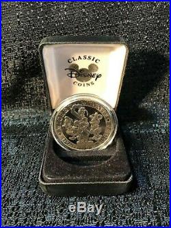 Walt Disney World Mickey Minnie Donald Goofy Ceasar Rufo Silver Classic Coin