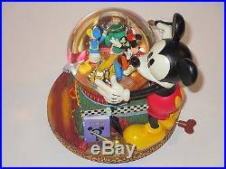 Walt Disney World Mickey Mouse 100 Year Anniversary! BIG Snow Globe RARE