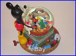 Walt Disney World Mickey Mouse 100 Year Anniversary! BIG Snow Globe RARE