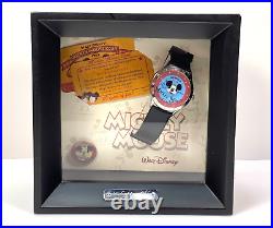 Walt Disney World Mickey Mouse Club 1955 Member Watch 50 Years of Fun + Pin Box