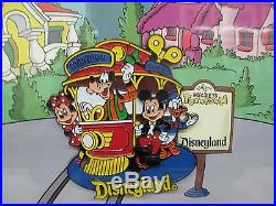 Walt Disney World Mickey Mouse Toontown 5 Year Anniversary Pin Framed L/E 500