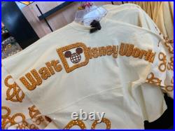 Walt Disney World Mickey Pretzel Scented Spirit Jersey Adult Size XL New