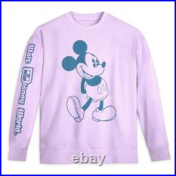 Walt Disney World Mickey and Minnie Mouse Pastel Pullover Sweatshirt for Men