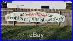 Walt Disney World Mickeys Very Merry Christmas Party Enterance banner 21 ft long