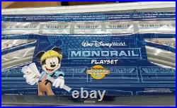 Walt Disney World Monorail BLUE 8 Characters 5 Cars 14 Feet Track I Think NOB