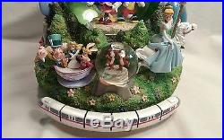 Walt Disney World Monorail Music Deluxe Snowglobe Four Parks Large Globe withBox
