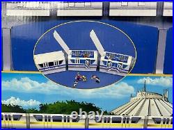 Walt Disney World Monorail Playset Blue Line Train & Mini Figures READ