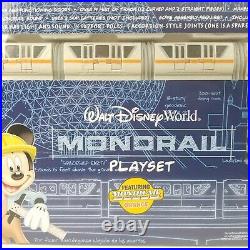 Walt Disney World Monorail Playset Featuring Monorail Orange New