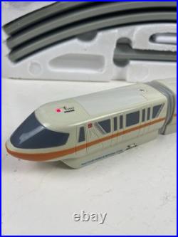Walt Disney World Monorail Playset Orange Complete Tested Working with Box Track