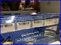 Walt Disney World Monorail Playset Orange Line 5 Cars 14 Track SPACESHIP EARTH