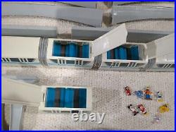 Walt Disney World Monorail Train Track Set BLUE LINE Park Exclusive Vintage