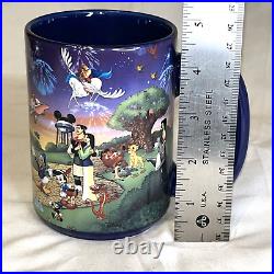 Walt Disney World Mug WDW Orlando Mickey Goofy Ceramic Castle Epcot 16 Oz