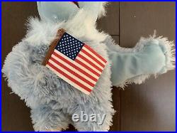 Walt Disney World Muppet Vision 3D Sam Eagle Plush American Flag Jim Henson