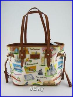 Walt Disney World NEW Dooney & Bourke Retro WDW Davis Tassle Handbag Tote Purse