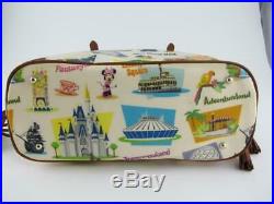 Walt Disney World NEW Dooney & Bourke Retro WDW Davis Tassle Handbag Tote Purse