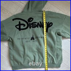 Walt Disney World Official Sweatshirt Zip up Size XLarge Green Size XL