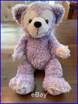 Walt Disney World PRE-DUFFY Hidden Mickey Lavender 17 Plush Bear! RARE! LOOK