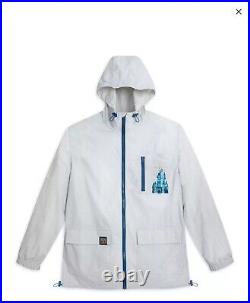 Walt Disney World Park Icons Windbreaker Jacket for Adults Large NEW