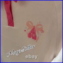 Walt Disney World Parks 1/4 Snap Pink Pullover Sweatshirt for Women Size L New