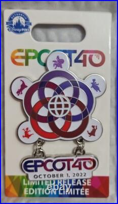 Walt Disney World Parks 2022 Epcot 40th Anniversary LE Pin Set Of 7