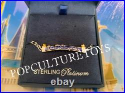 Walt Disney World Parks 2025 Crislu Entrance Marquee Bracelet Sterling Platinum