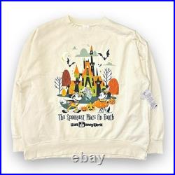 Walt Disney World Parks 2025 Mickey Minnie Halloween Pullover Sweatshirt Women
