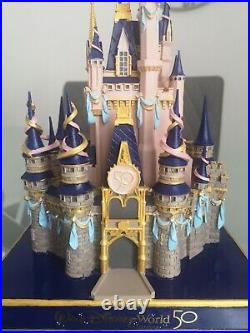 Walt Disney World Parks 50th Anniversary Cinderella Castle Figurine Statue 2