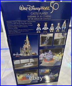 Walt Disney World Parks 50th Anniversary Cinderella Castle Playset 23 Light Up