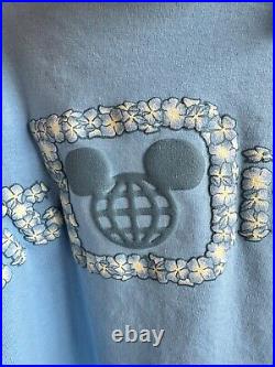 Walt Disney World Parks Blue Spirit Jersey Hydrangea Adult 2024 L