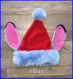 Walt Disney World Parks-Christmas Stitch Santa Hat-Thick Plush Soft Fur