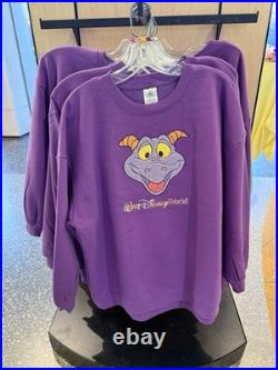 Walt Disney World Parks Purple Figment Sweatshirt Size S Small Pullover New