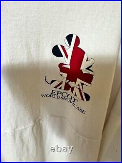 Walt Disney World Parks Spirit Jersey Epcot United Kingdom UK Britain NWT LARGE