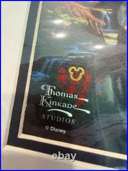 Walt Disney World Parks Thomas Kinkade Four Parks One World Print 14x18 Art