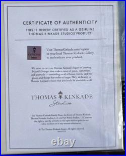 Walt Disney World Parks Thomas Kinkade Four Parks One World Print 14x18 Art