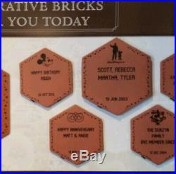 Walt Disney World Personalized Commemorative Brick Stone Plaque MICKEY CASTLE