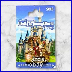 Walt Disney World Piece of History Pin Pirates of the Caribbean Jack Sparrow