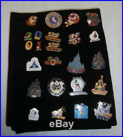 Walt Disney World Pin Trading Binder with 126 Collectible Pins