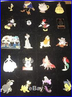 Walt Disney World Pin Trading Binder with 41 collectible pins