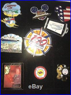 Walt Disney World Pin Trading Binder with 41 collectible pins