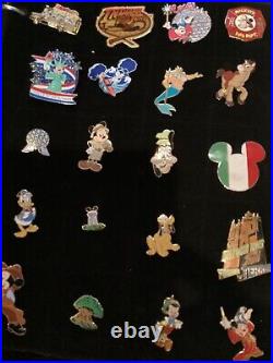 Walt Disney World Pin Trading Book With 20 Disney And Eight Non Disney Pins Incl