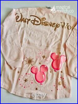 Walt Disney World Pink Balloons Sequin Spirit Jersey 2024 Adult XL