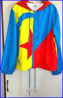Walt Disney World Pixar Polyester Jacket L Size Pixar Exhibition Souvenir