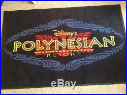 Walt Disney World Polynesian Resort Rug Mat Carpet Display Prop